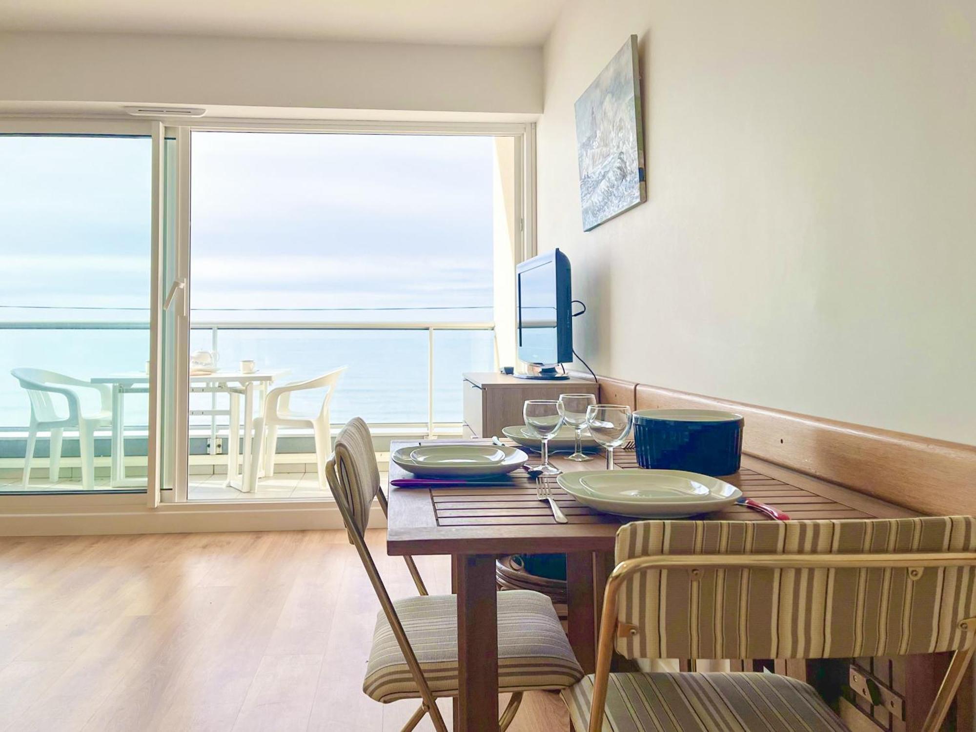 Joli Appartement Avec Vue Imprenable Sur La Baie Des Sables - 4 Pers Les Sables-dʼOlonne Exterior foto